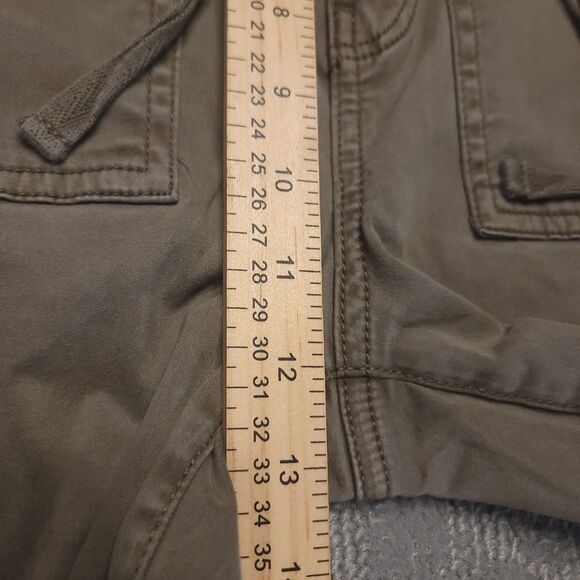 American Eagle AE Womens 6 Short Super Stretch Cargo Super Hi-Rise Jegging Khaki - Picture 8 of 11